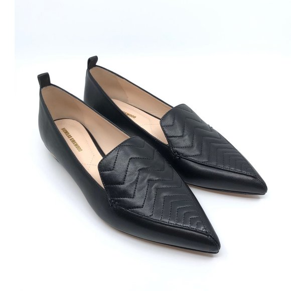 Nicholas Kirkwood Beya Black Quilted Nappa Loafers - Picture 4 of 8